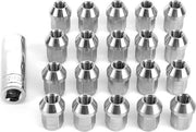 20 pezzi di vite a M12x1.25 a doppio fine in acciaio inossidabile per auto universali