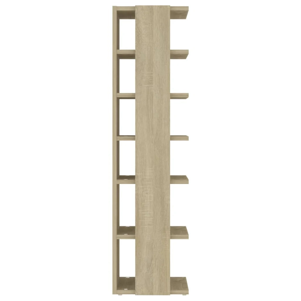Scarpiere mobiletto portascarpe mobile per ingresso corridoio soggiorno set da 2 Sonoma 27,5 x 27 x 102 cm marrone 02_0022128