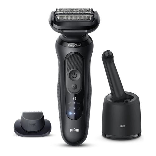 Braun series 5 rasoio elettrico, fino a 50 min, stazione smartcare, 52-n7200cc, nero - 52 NT200CC