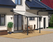 Canopia Olympia Pergola Addossata  in Alluminio 3X3 m Grigio