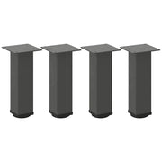 Set di 4 gambe regolabili per tavolino da caffè 30-32 cm moderne e pratiche in acciaio antracite 02_0056759