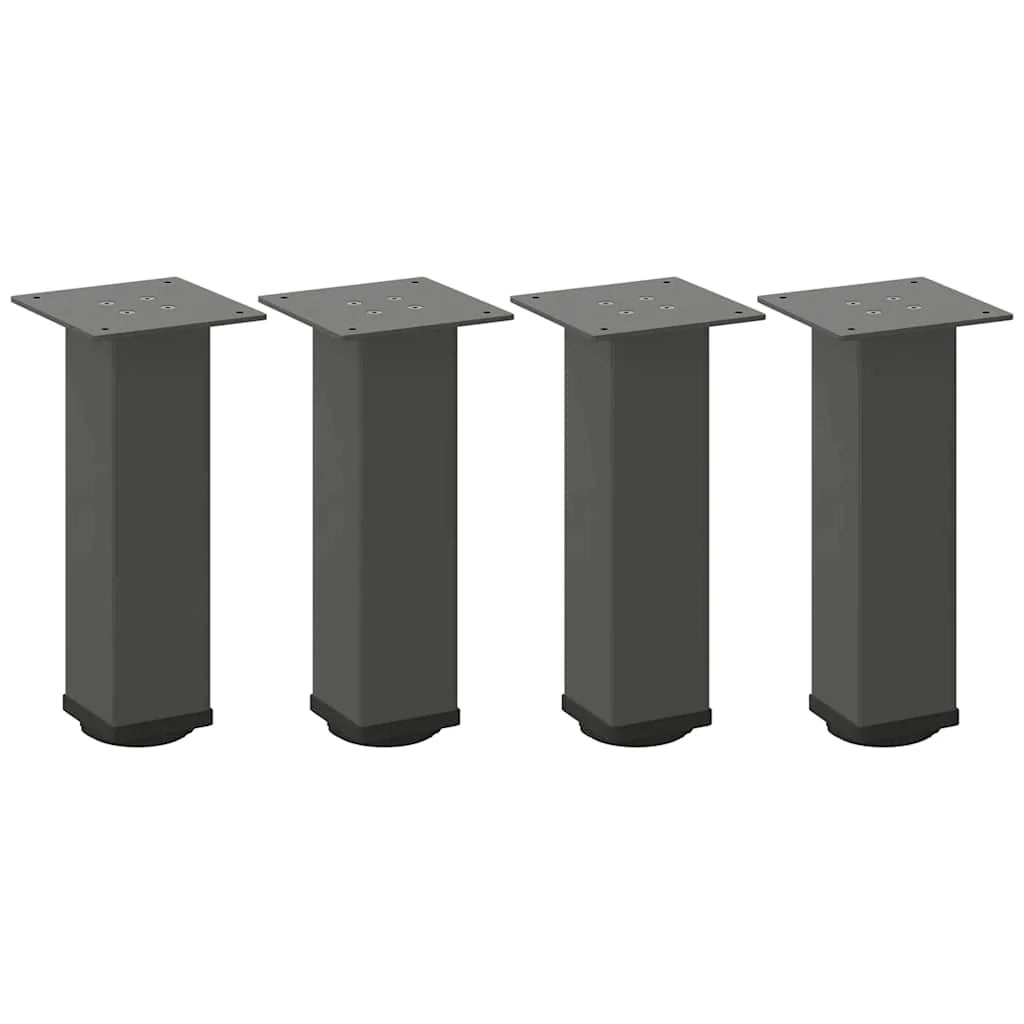 Set di 4 gambe regolabili per tavolino da caffè 30-32 cm moderne e pratiche in acciaio antracite 02_0056759