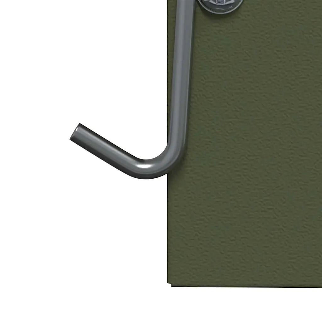 Mangiatore per conigli Verde oliva 20 x 12,5 x 25 cm 874589