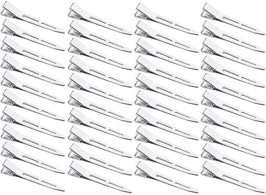 Accessori per capelli in metallo - 40 pezzi - Spille per capelli 5,5 cm - Clip per parrucchiere - Resistente alla ruggine - Per signore e ragazze - Comfortevole e duraturo - Clip per capelli