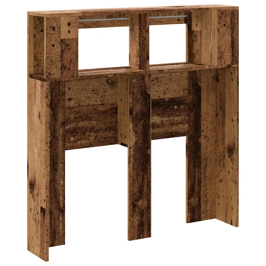 Testiera LED Legno Antico 100x18,5x103,5 cm Legno Multistrato