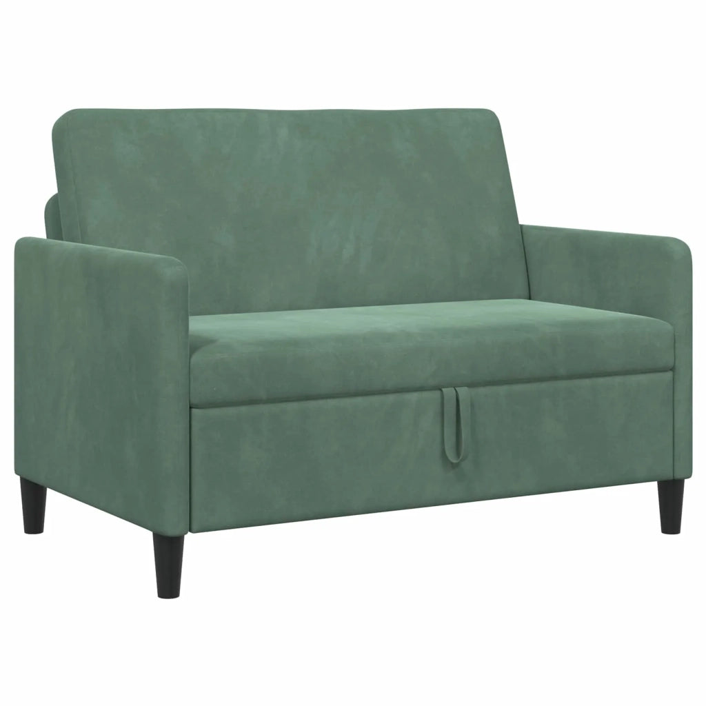 Divano con Storage Verde Mare 122 x 78 x 87 cm Poliestere 42036916