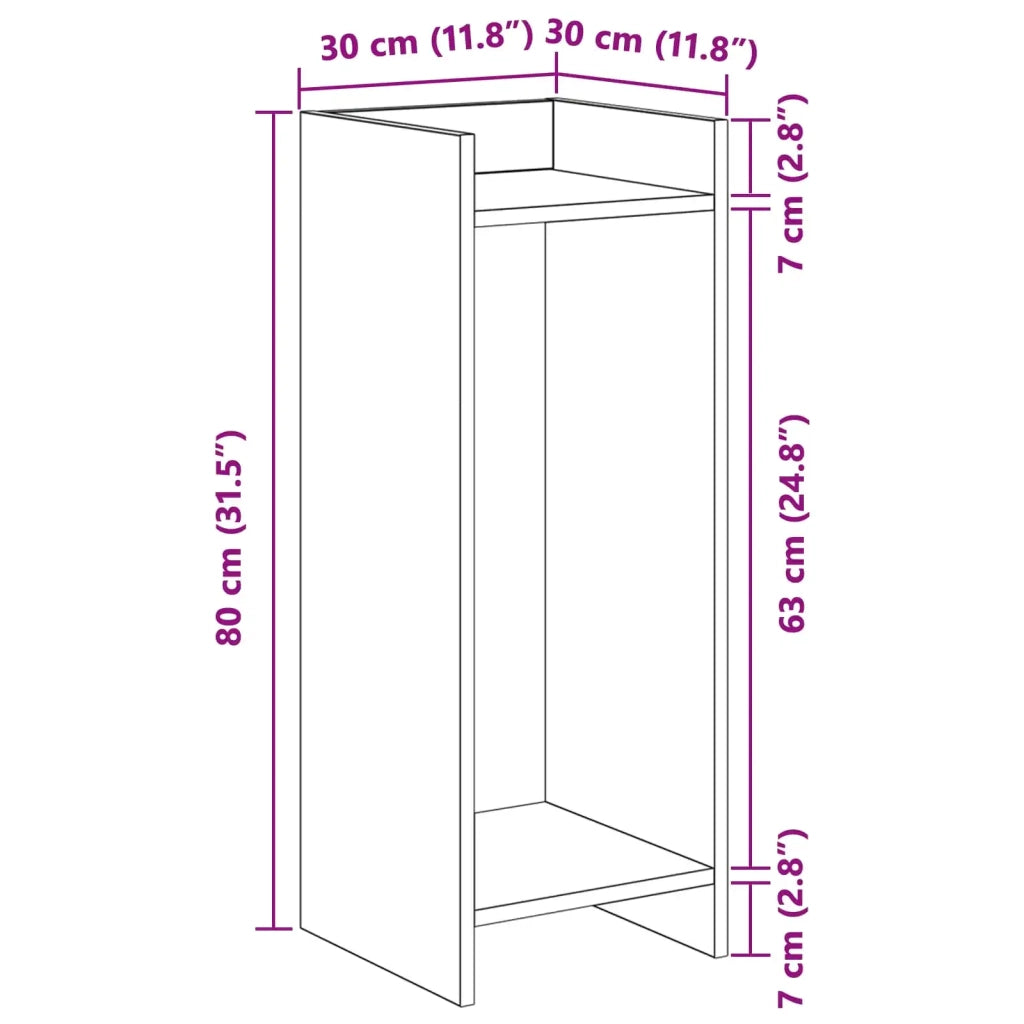 Supporto per piante | Sostegno per piante Legno vecchio 30 x 30 x 80 cm