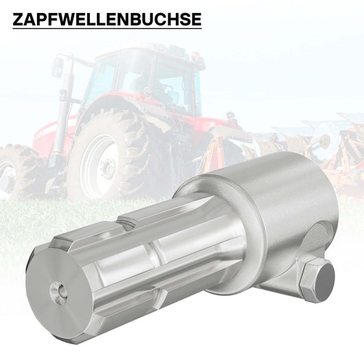 Boccola albero cardanico 175 mm Attacco albero scanalato 1 3/4" 6D Albero uscita 1 3/4" 6D Trattore