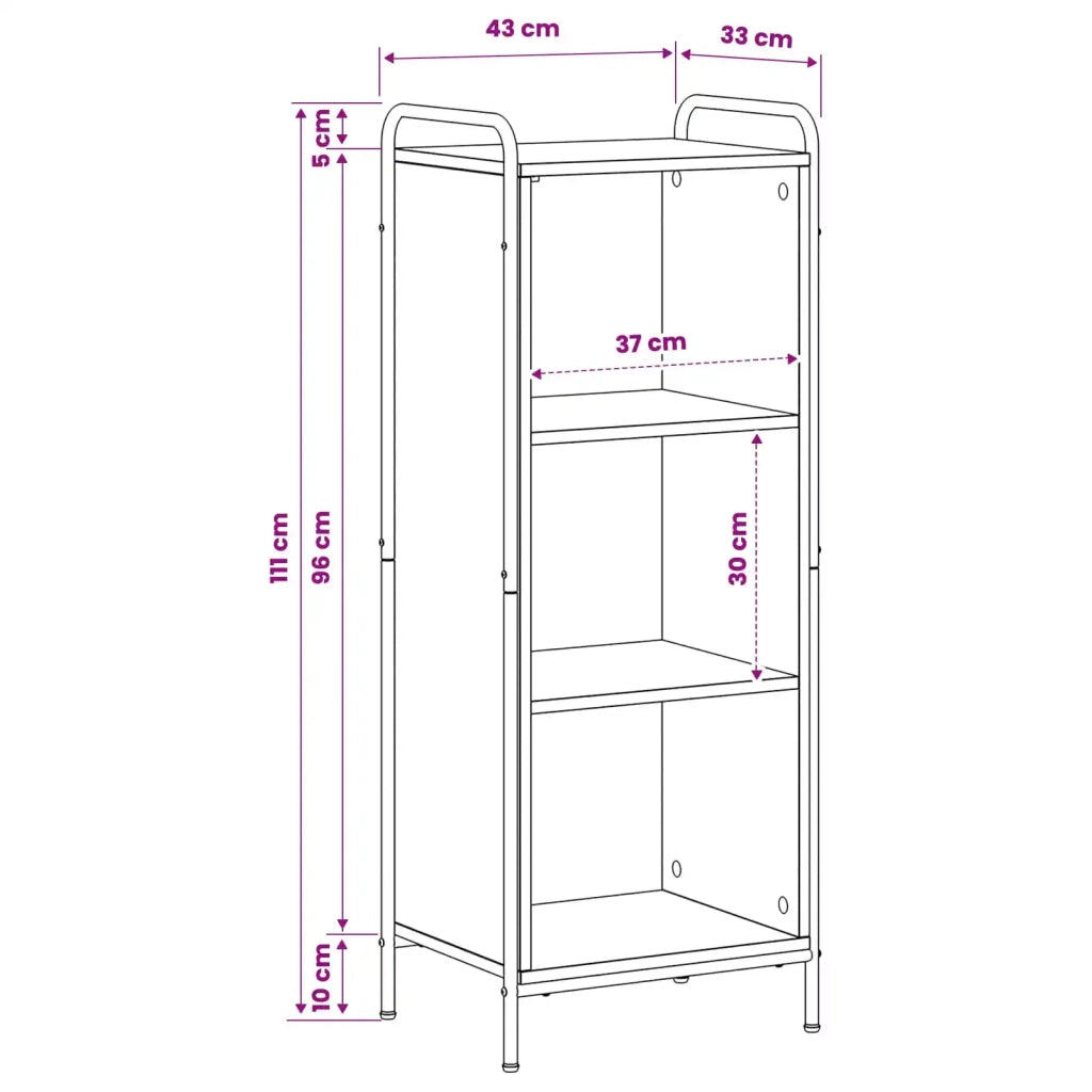 Armadio per Libri 55,5 x 33 x 174 cm Legno ingegnerizzato 8013905