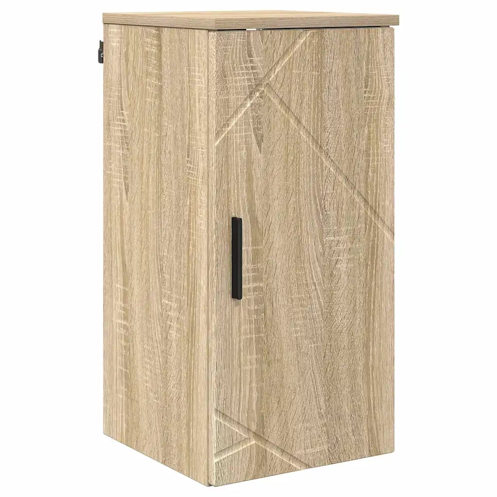 vidaXL Set di mobili per il bagno 5 pcs rovere sonoma 30 x 35 x 192 cm