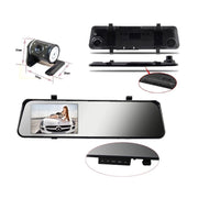 Trade Shop - Specchietto Retrovisore Dvr Telecamera Full Hd 1080p 4.3 "lcd Con Retrocamera -