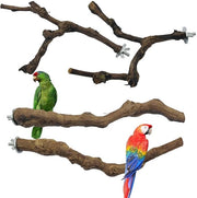 Giocattolo per uccelli - Asta per uccelli - Stocco naturale per uccelli - Lunghezza: 23-30 cm - Giocattolo per uccelli in natura
