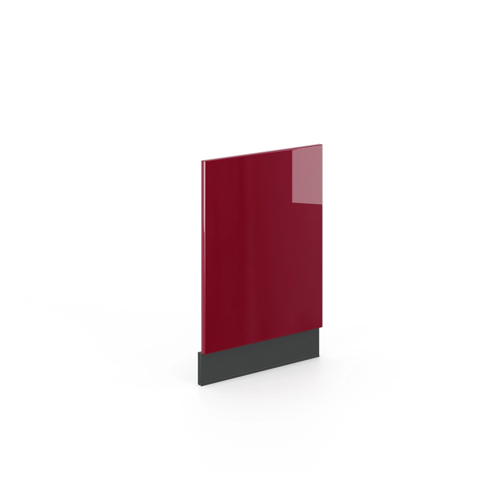 Pannello frontale Fame-Line Bordeaux lucido/Antracite 45 cm senza piano di lavoro Vicco