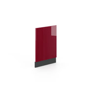 Pannello frontale Fame-Line Bordeaux lucido/Antracite 45 cm senza piano di lavoro Vicco