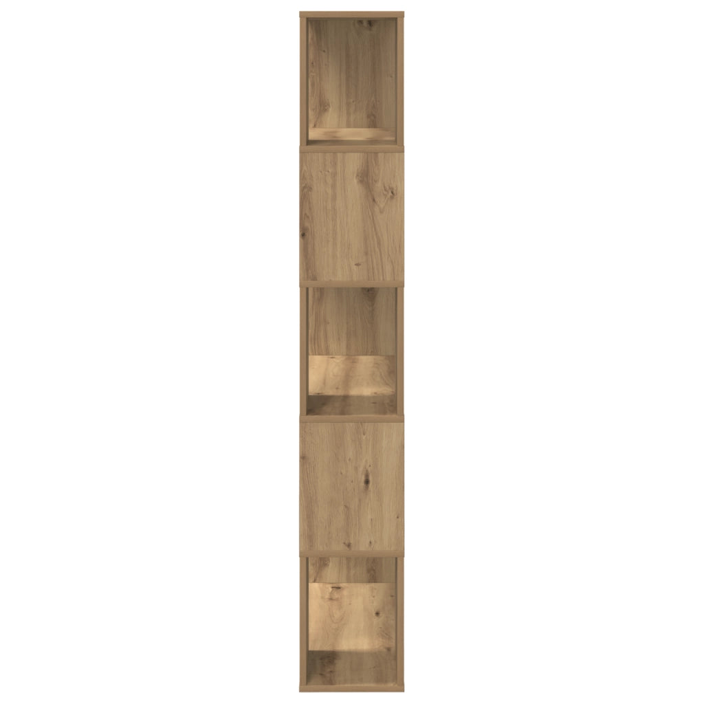 Supporto TV Rovere Artigianale Truciolato 80 x 24 x 155 cm