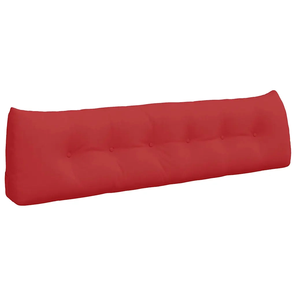 Cuscino per Schiena Rosso 180 x 24 x 50 cm Tessuto 42014569
