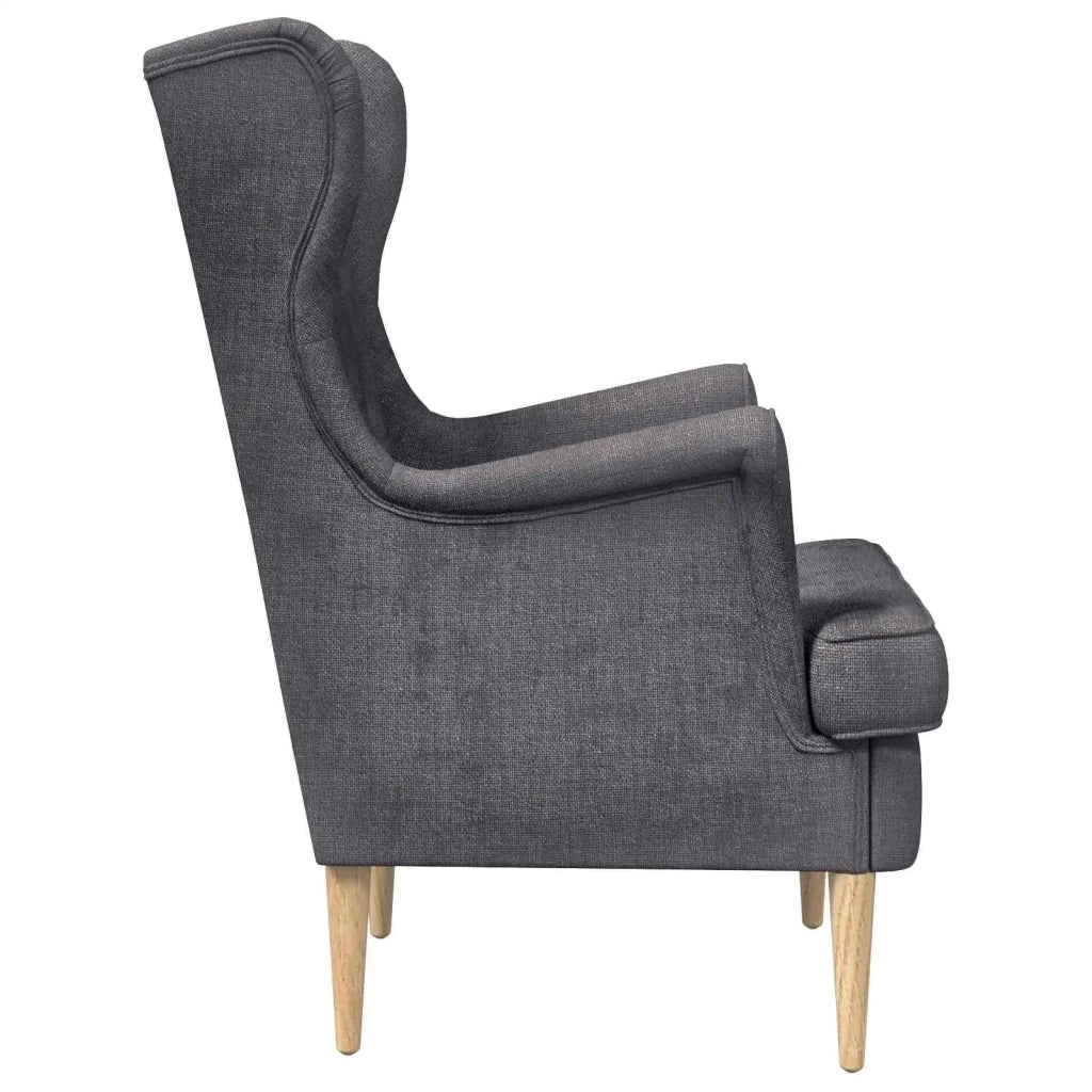 Poltrona-Divano Sedia-Poltroncina Grigio Scuro ARES
