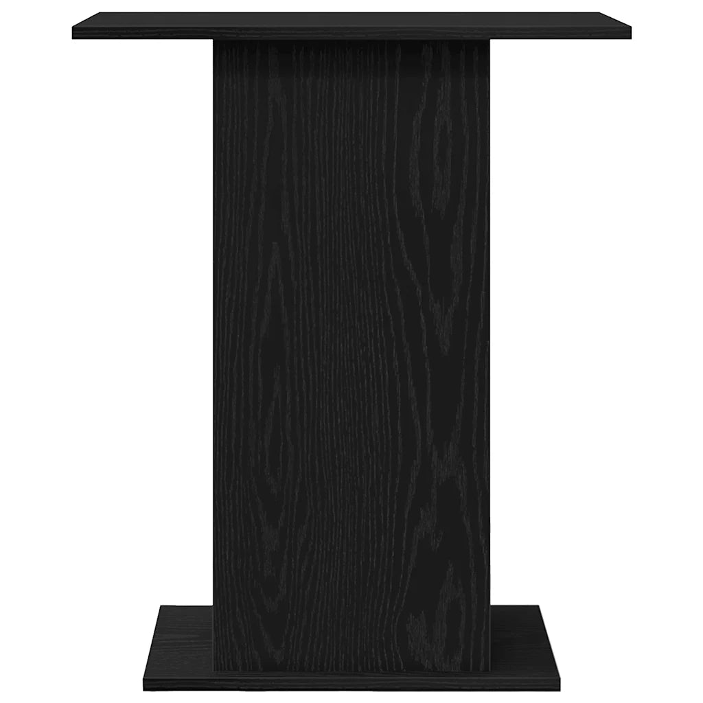 Supporto per Acquario 60,5x36x72,5cm Multistrato Rovere Nero 862157