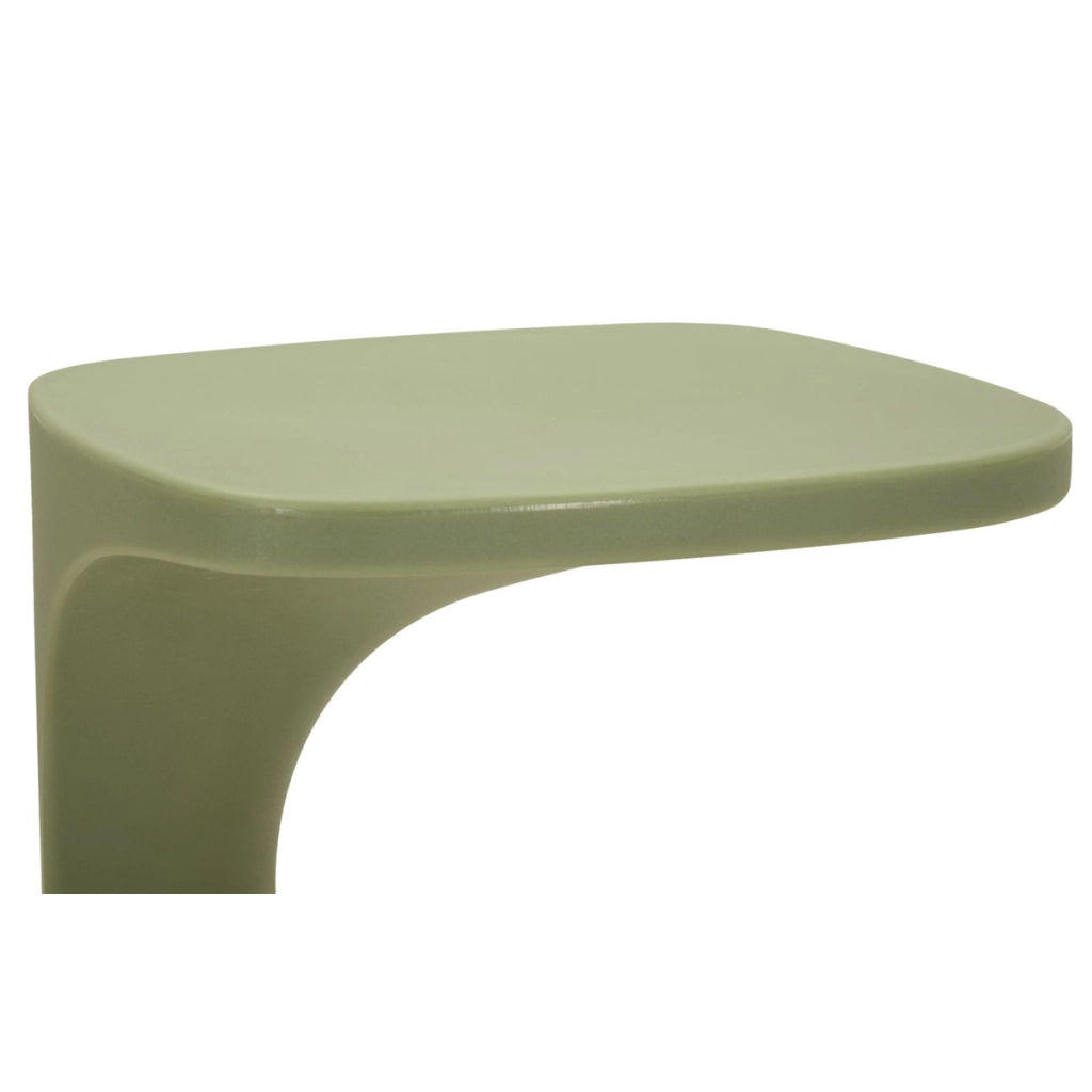 Tavolino VKH1093, Verde, Plastica, 42x42x52 cm