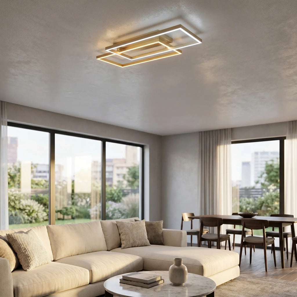 Lampada Da Soffitto Led Swe060-c Brush Gold