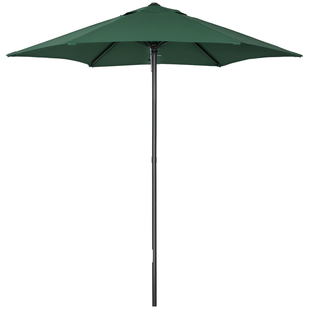 Ombrellone da Giardino con Palo in Alluminio e Tetto Ventilato ¨C Zephmum ¨C Verde