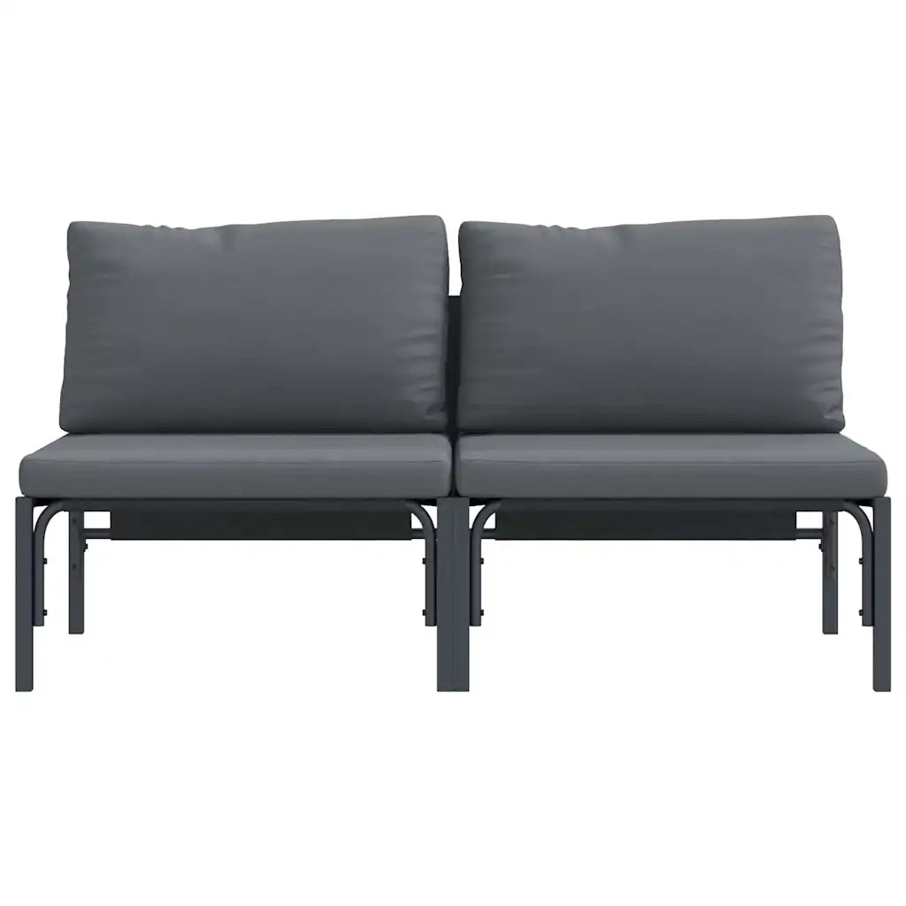 Mobili da Esterno 2 Pezzo Antracite 80 x 80 x 71 cm Acciaio CFW3932539