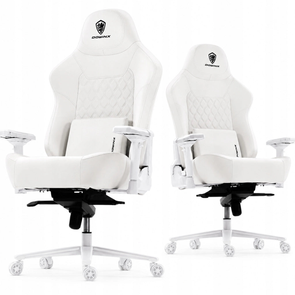 Sedia Gaming DOWINX Nera 200 kg con Braccioli 4D; Seduta Larga 59 cm e Dondolo 15°