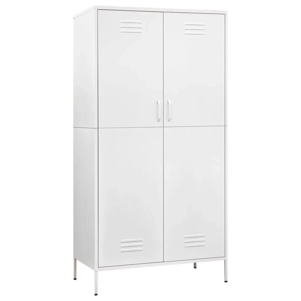 Armadio Bianco 90x50x180 cm in Acciaio CFW5727256