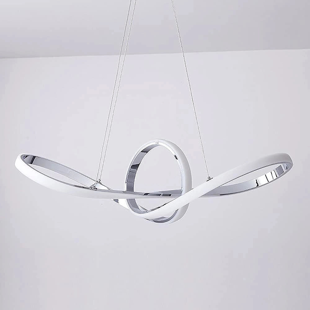Lampadario Plafoniera a Sospensione illuminazione a Led Design Moderno ambienti Domestici e commerciali luce bianca fredda 6500K