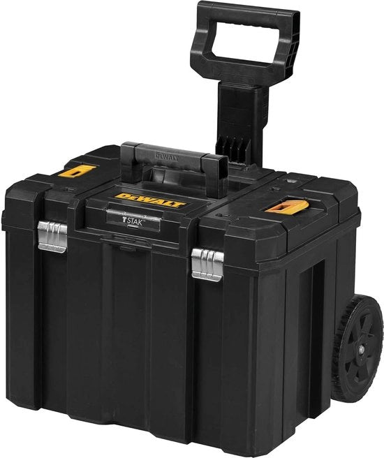 Cassa di lavoro con ruote TSTAK Deep Box (DWST17820) - Nero, Con Ruote, Grande Capacità di Stoccaggio