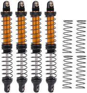 Demper RC auto 70 mm - Metaal - Adatto per CC01/SCX10/D90/D110 - Lunghezza totale 80 mm - Lunghezza di battito 10 mm - Diametro esterno 15 mm - Demper RC