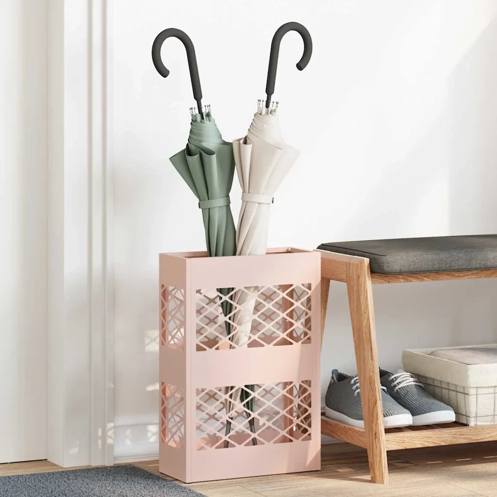 Supporto per Ombrellone Rosa 28 x 12 x 41 cm Acciaio CFW3450188