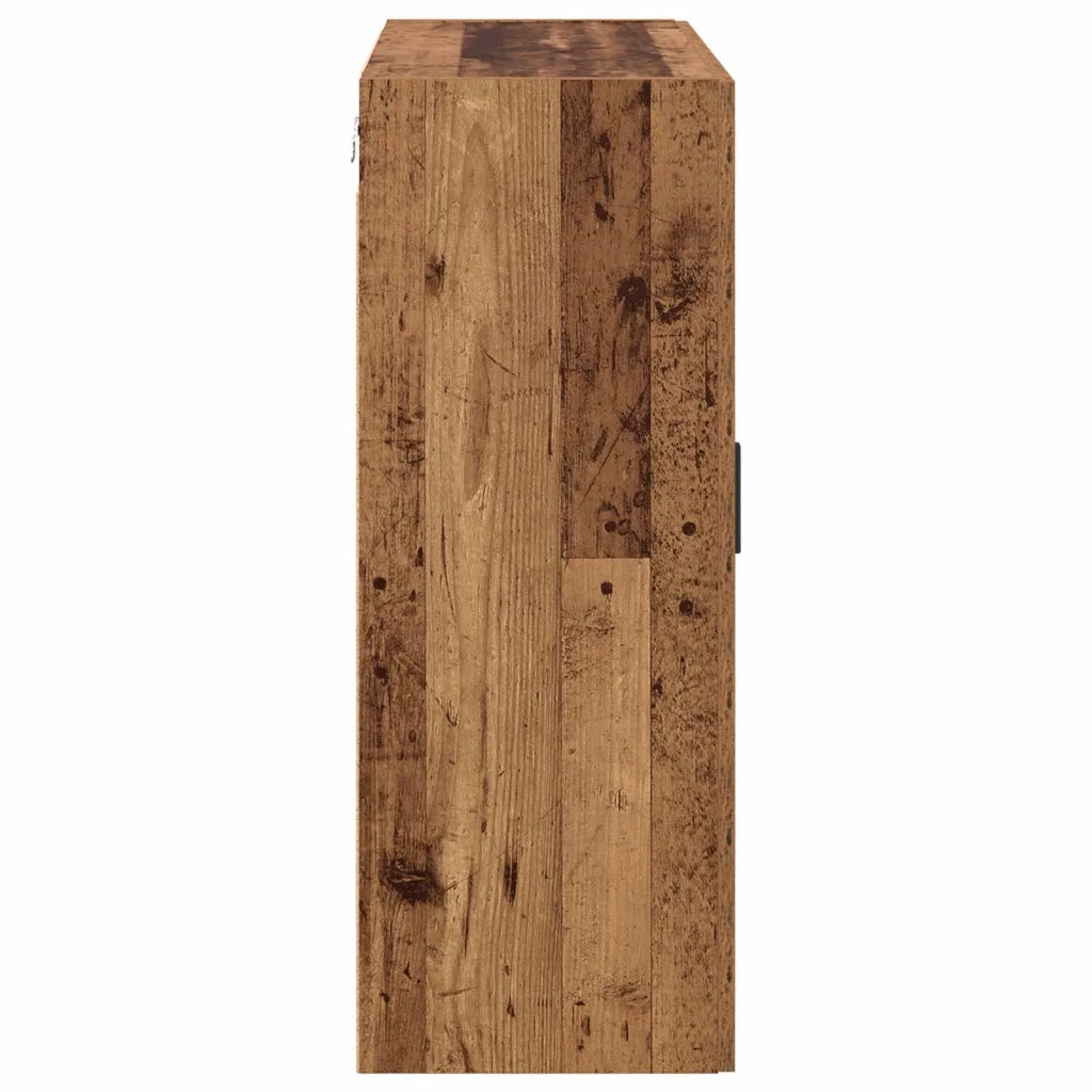Armadietto a Muro | Mobiletto a muro 2 pz Legno vecchio 69,5 x 34 x 90 cm