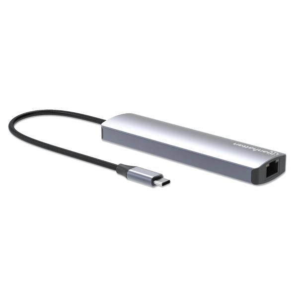 Docking Station USB-C PD 7-in-1 4K Hub Multiporta