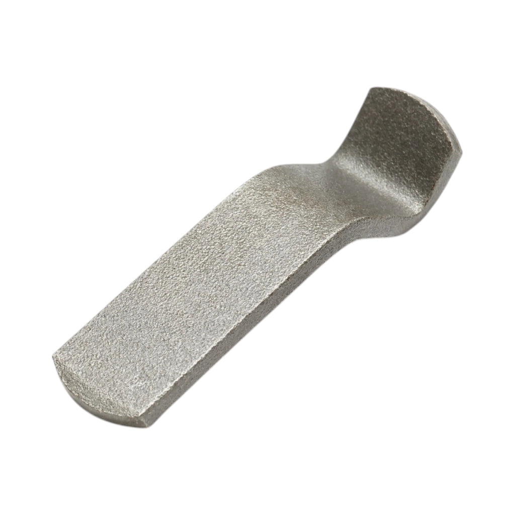 Morsetto di chiusura per saracinesca per rimorchio saldabile 98x25x5mm