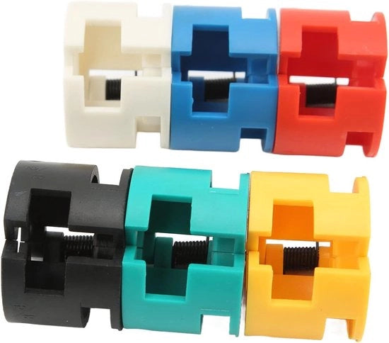 Strumento di Scollegamento per Linee di Raffreddamento 6 Pezzi - Chiave a Spring per Scollegamento della Linea di Raffreddamento - Kit di Scollegamento per Linee di Raffreddamento con Scatola di Trasporto.