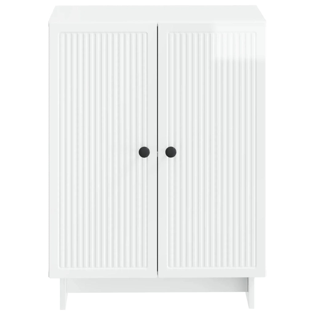 Mobiletto da Bagno EDE Bianco Lucido 59,5 x 31 x 80 cm 895959
