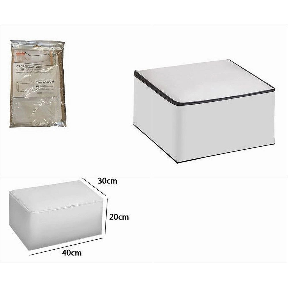 Trade Shop - Organizer Per Vestiti Scatole Pieghevoli Salvaspazi Contenitore 40x30x20cm 87418 -
