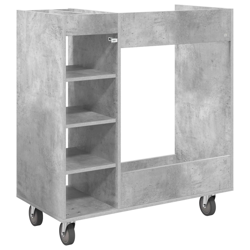 Armadio per Golf con ruota Grigio cemento 90 x 45 x 98 cm CFW7571347