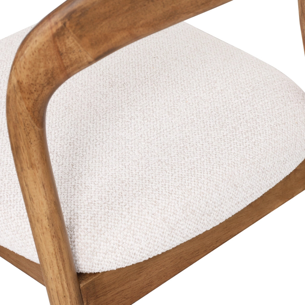 Sedia Lydia in Legno Hevea ¨C Xylo ¨C Noce/Beige, Set 2 Pezzi