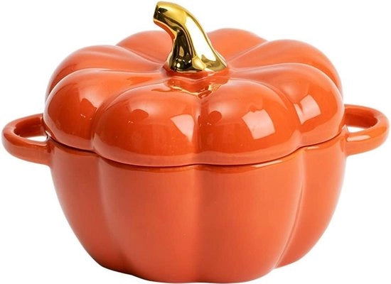Set di 2 ciotole per dessert con coperchio e soffiatore con orecchio, 450 ml, set di 2