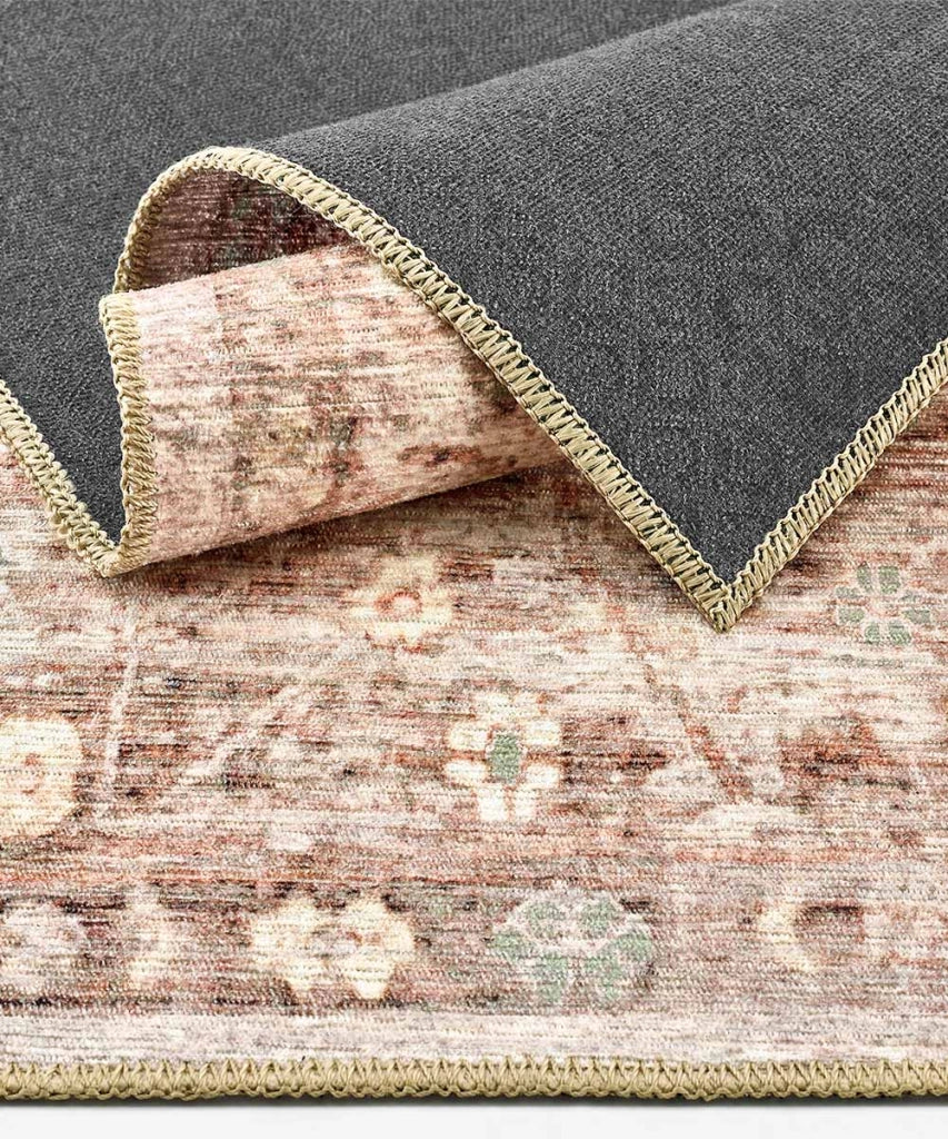 Tappeto arredo casa ZIEGLER 19 vintage beige cm.200x280 riproduzione disegno persiano classico in stile vintage. Tappeto lavabile e antiscivolo per salotto, soggiorno, camera da letto.