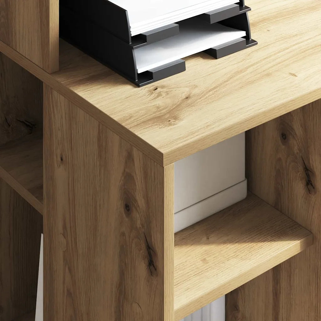 Scrivania con lo scaffale Rovere artigianale 90 x 48 x 101,5 cm 869529