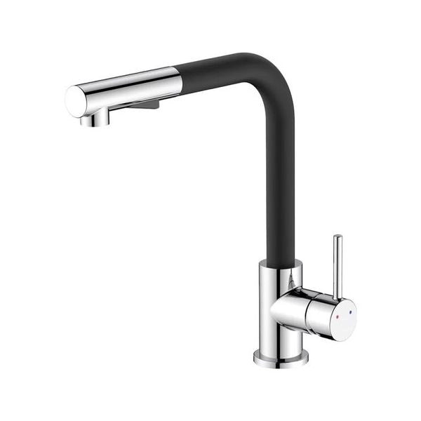 Miscelatore lavello idro bric scarub1090ne phoenix cromo e nero