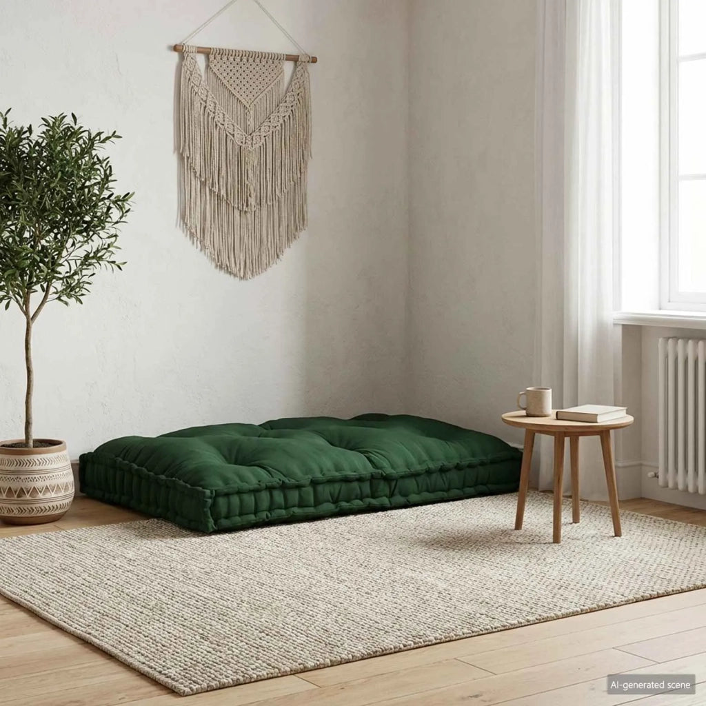 Cuscino per Divano Pallet Verde 120 x 80 x 12 cm Tessuto 4019091