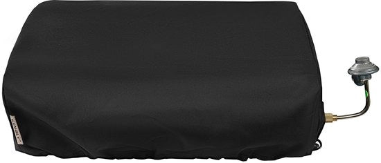 Copricapo per griglia da 55,9 cm con coperchio, resistente a 900D, impermeabile, materiale migliorato, copricapo piatto, 100% impermeabile, resistente ai raggi UV e alle colori.