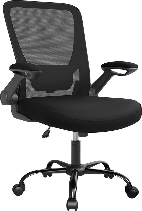 Sedia da Ufficio Ergonomica - Completa Regolazione - Braccio Inclinabile - Nero