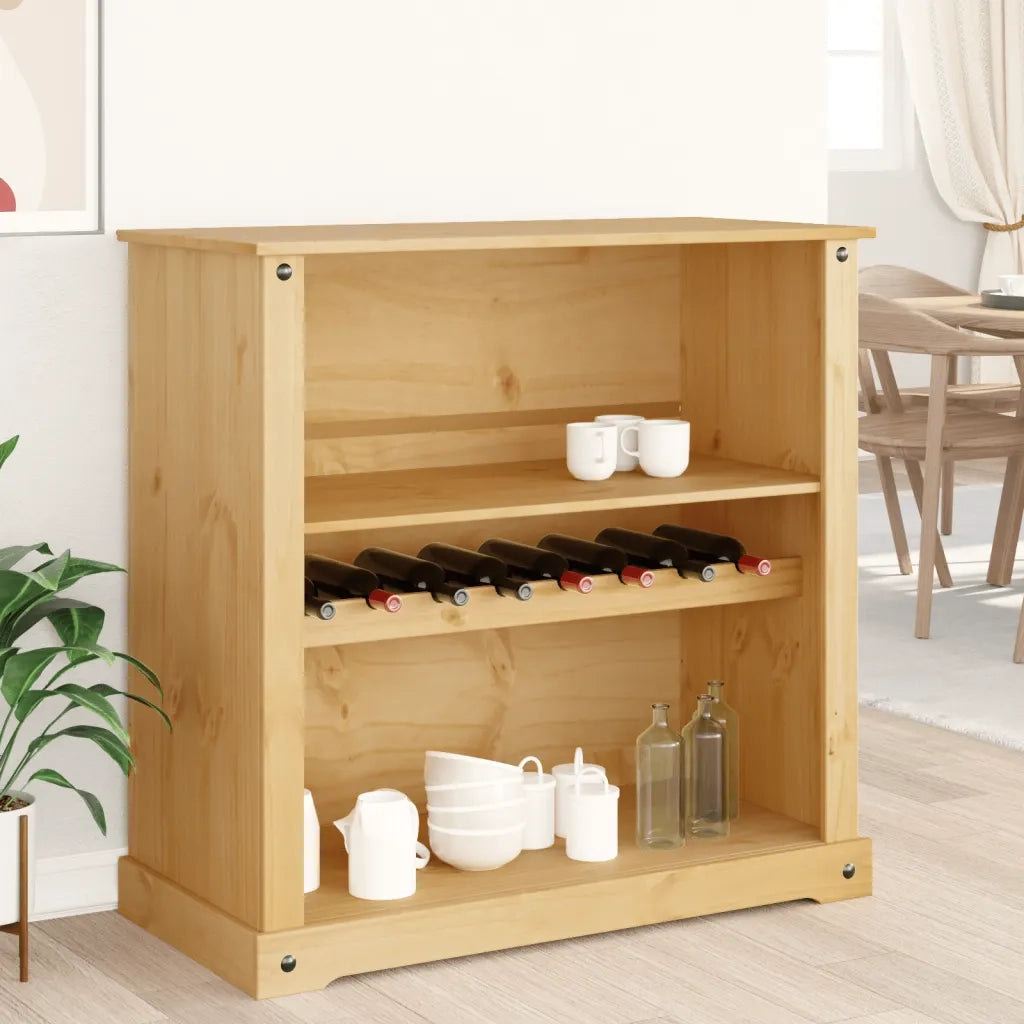 Cantinetta per Vini Corona 107,5x51x105,5cm Legno Massello Pino CFW7103960