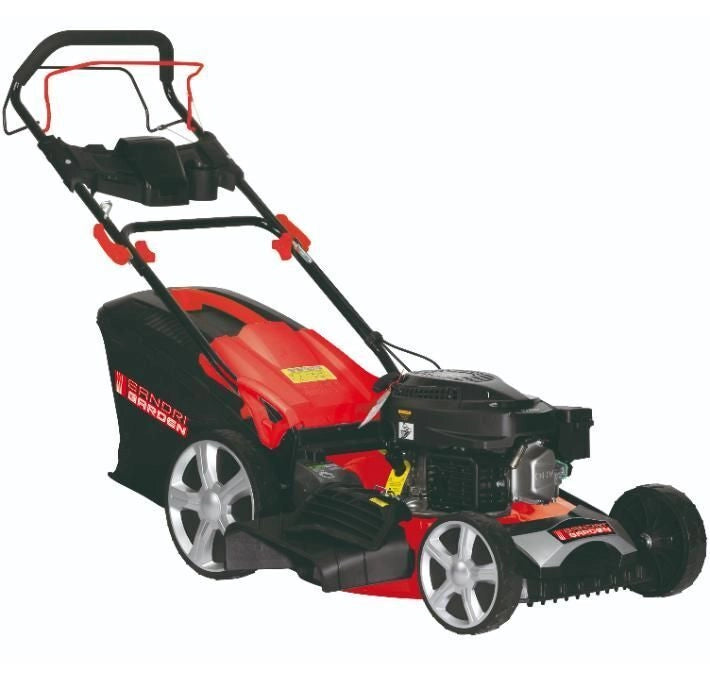 Sandrigarden SG-17050 Tagliaerba a Scoppio Semovente 4T OHV 170 cc 2,8 kW trazione posteriore taglio 51 cm 8 altezze mulching sacco 62 L