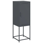 Credenza | Madia | Buffet da pranzo | Armadio da pranzo Antracite 36x39x107 cm in Acciaio